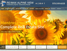 Tablet Screenshot of montrosecorealestate.com